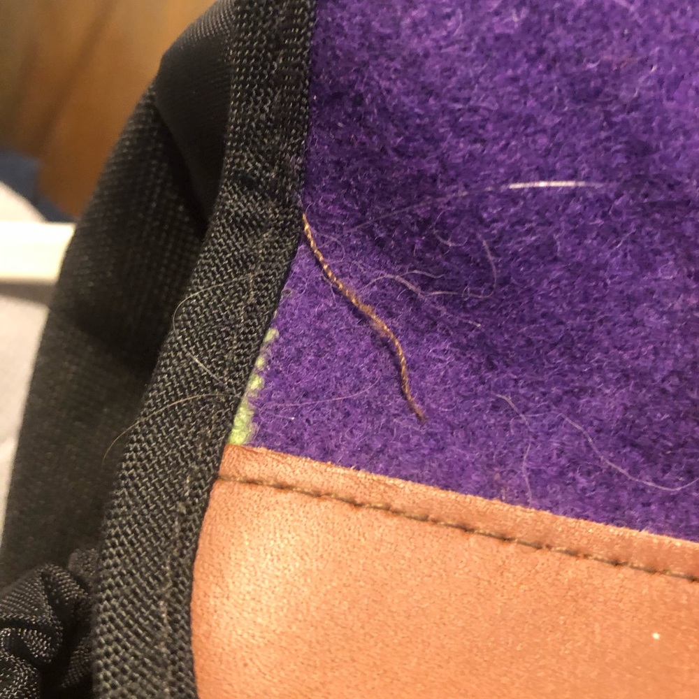 Vintage Pendleton Large Wool Rainbow Backpack-754… - image 3